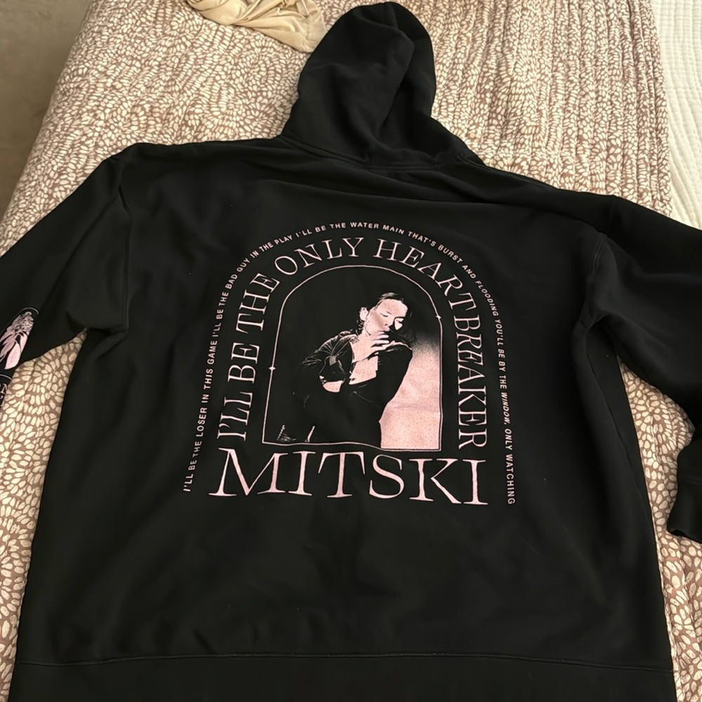 🔥Black Mitski hoodie Size 3XL
